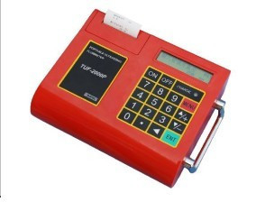De Engelse Meter van de Menu Draagbare ultrasone Stroom met de Batterij Ni-H van 3AAA